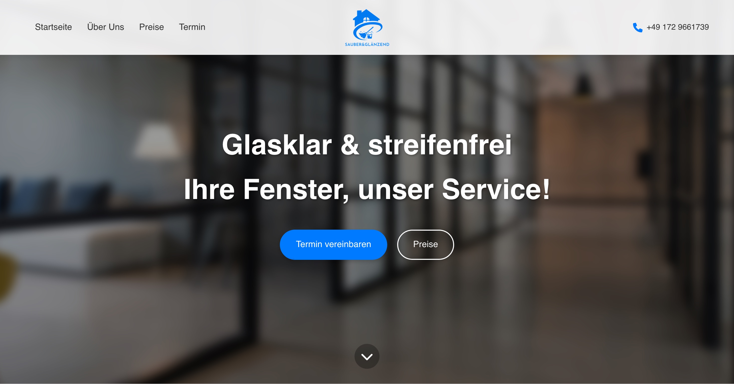 Projekt: Sauber & Glänzend – Webdesign & Buchungssystem